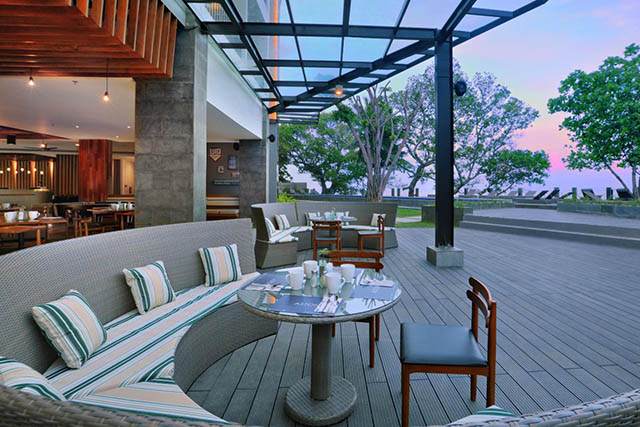 WPC Deck at Aston Beachhotel, Anyer, Terpasang di Indonesia