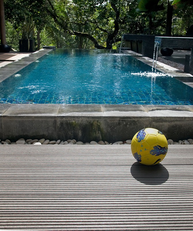 Artificial Wood Pool Decking Yogyakarta Indonesia