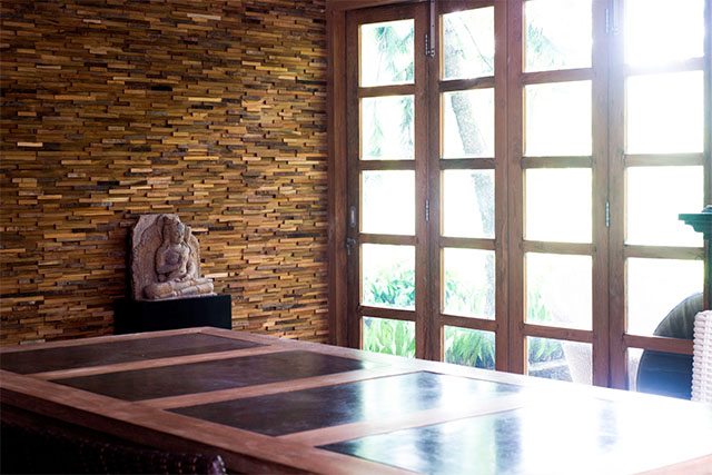 Recycled Teak Wooden Wall Cladding from Indonesia