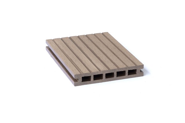 WPC Teak Polymer Composite Brown Decking Plank for Outdoor Pools