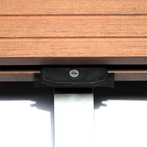 WPC Decking Clip Semi Installed