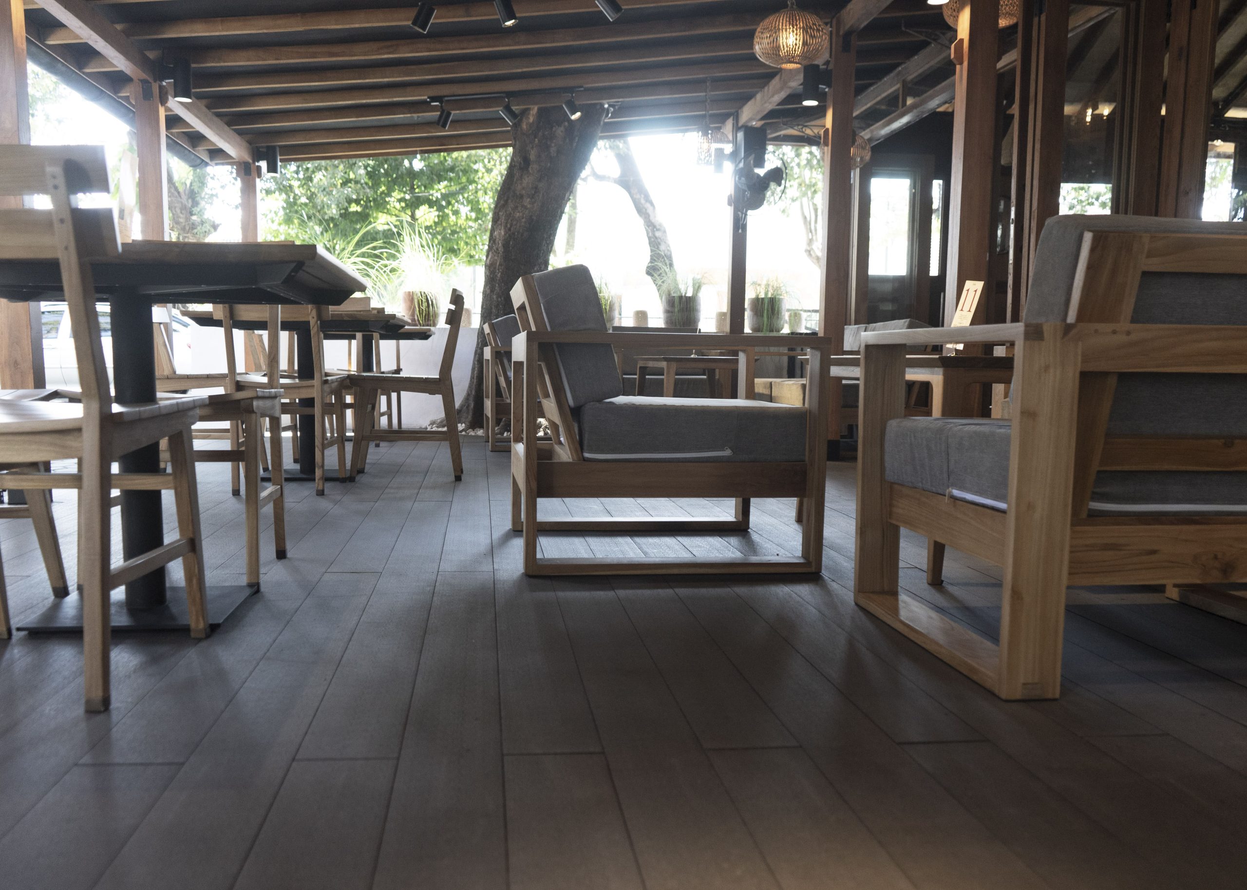 1. MASAMA BY KAMIL decking WPC Pool Deck for Resort in Bali, installed by Destination Green